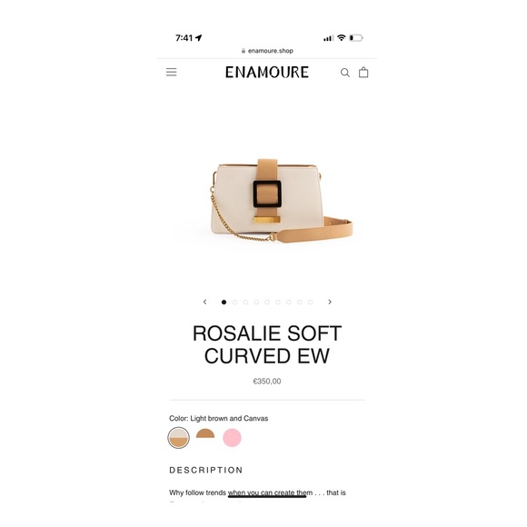 Enamoure Rosalie Soft Curved EW - Picture 6 of 6